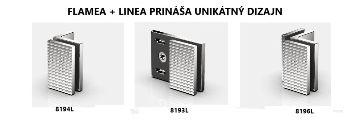 Spoj skla FLAMEA + LINEA