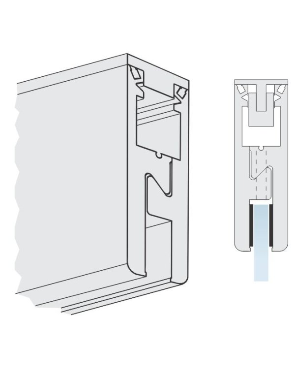 VRCHNÍ LIŠTA NA FIXNĚ PANEL