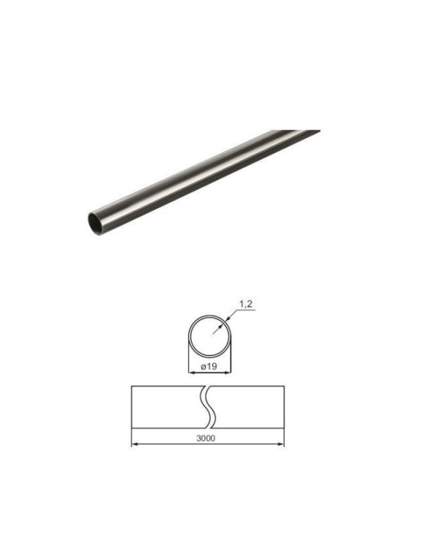 Stabilizační trubka o průměru 19mm