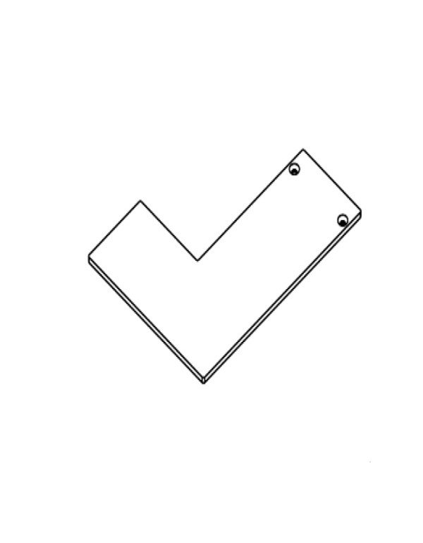 Koncová krytka profilu pravá