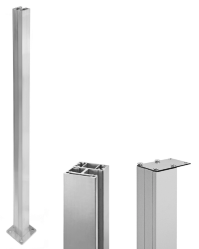 Pravý krajní hranatý sloupek na madlo