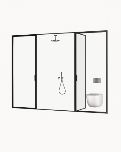 SET 8 pivotového rámového systému do sprchy VANITY