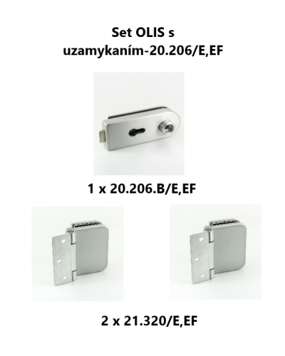 Set OLIS s uzamykáním -20.206