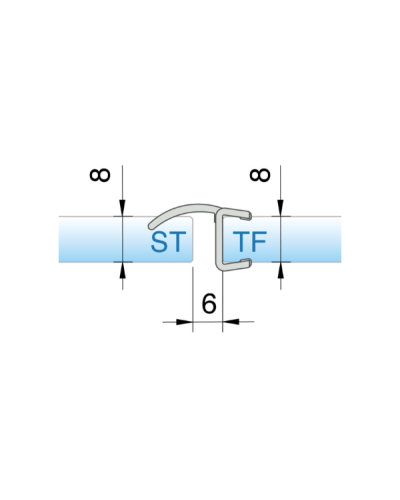 Těsnění sprchového koutu FIX-Dveře