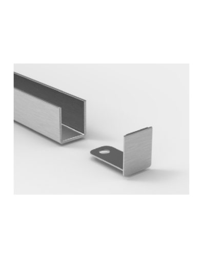 Ukončovací krytka pro Hliníkový profil "U" 14x13x14x1 mm