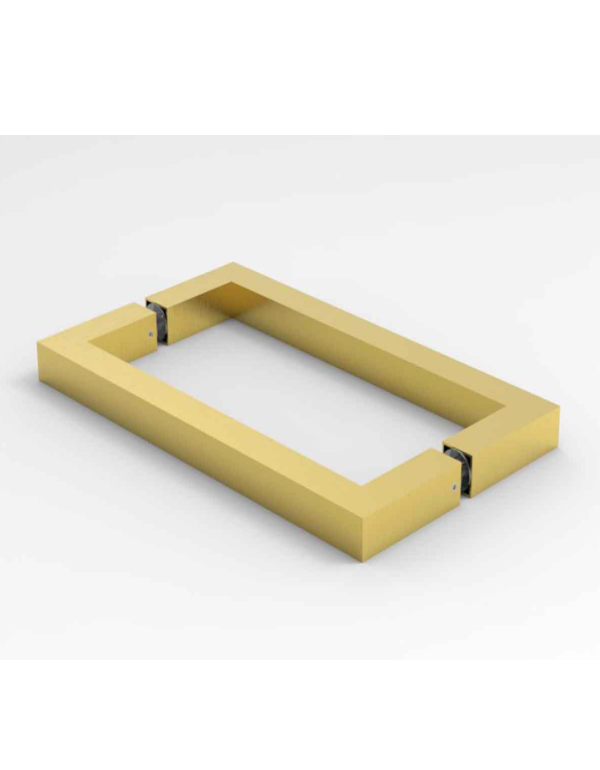 oboustranné hranaté madlo ve tvaru "O"