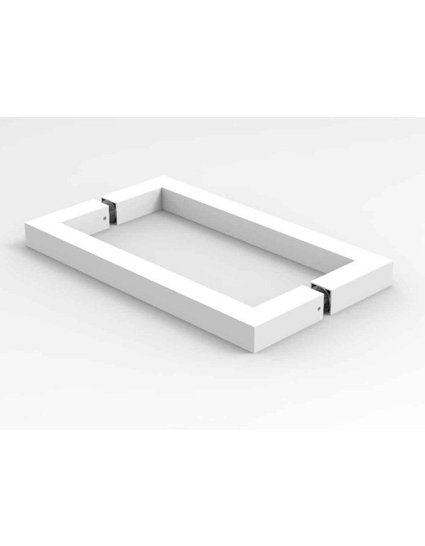 oboustranné hranaté madlo ve tvaru "O"