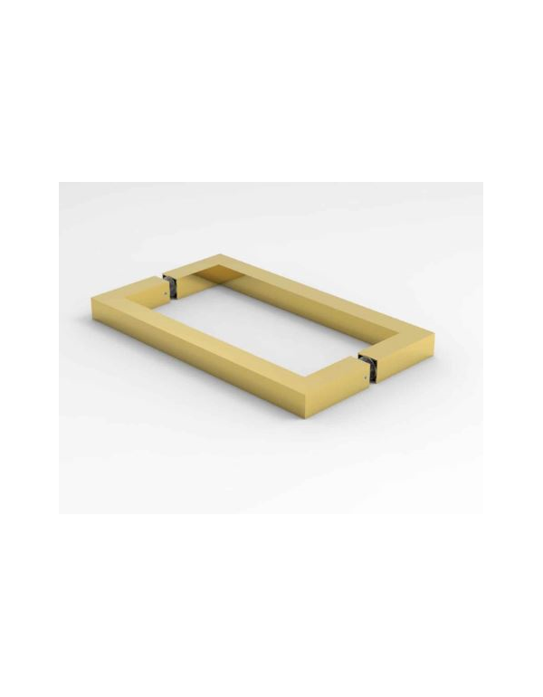 oboustranné hranaté madlo ve tvaru "O"