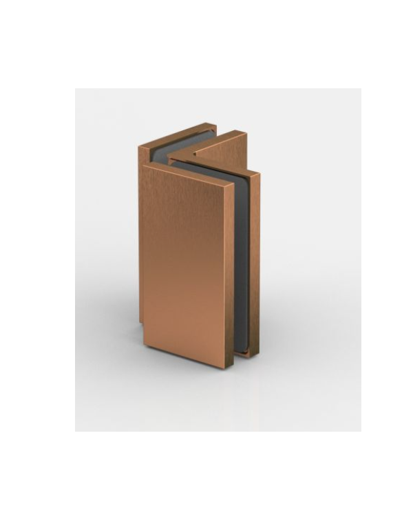 Pevný úchyt PONTERE+, sklo-sklo 90°
