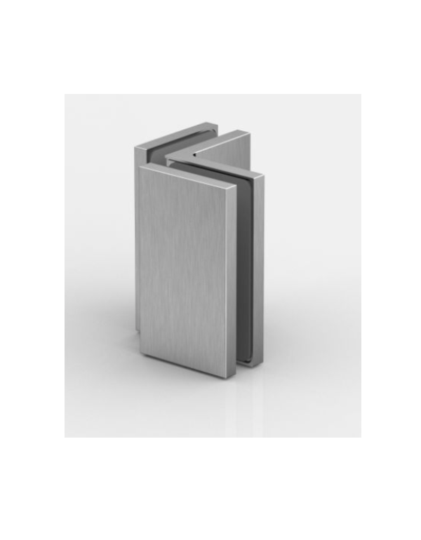 Saunový pevný úchyt PONTERE+, sklo-sklo 90°