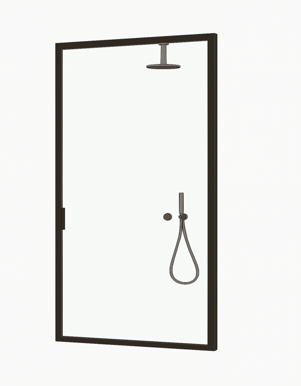 SET 1 pivotového rámového systému do sprchy VANITY