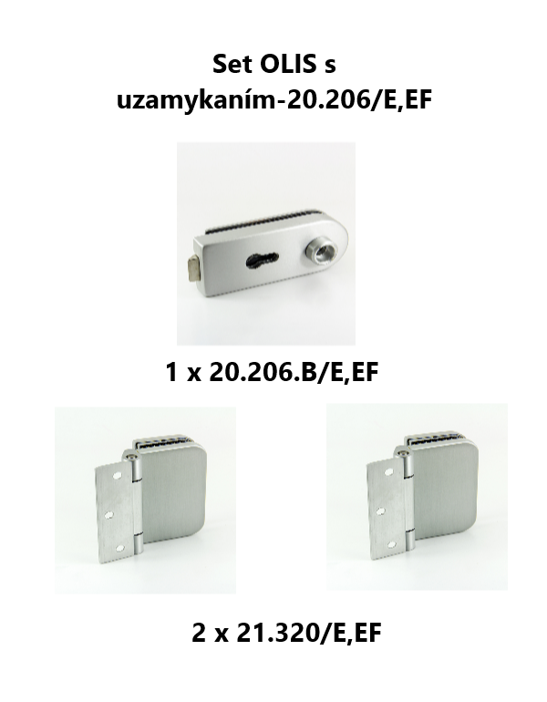 Set OLIS s uzamykáním -20.206