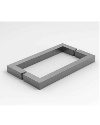 oboustranné hranaté madlo ve tvaru "O"