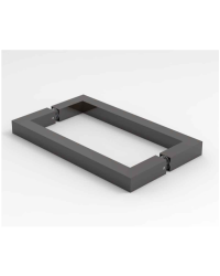 oboustranné hranaté madlo ve tvaru "O"