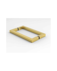 oboustranné hranaté madlo ve tvaru "O"