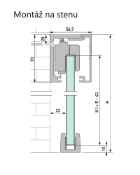 Vodiaca koľajnica Portavant 120